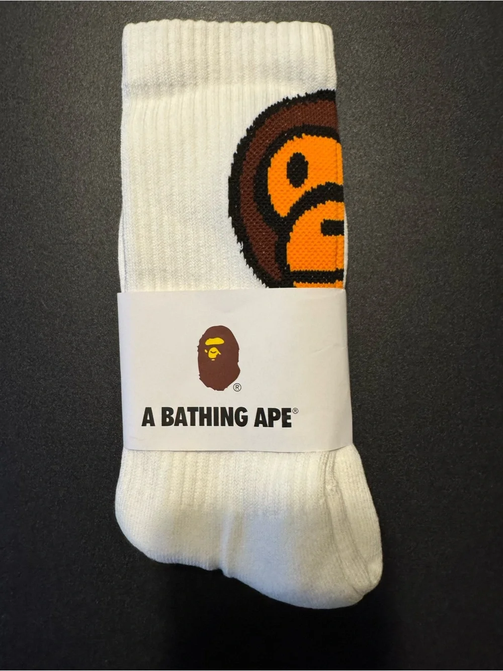 Bape BABY MILO crew SOCKS A Bathing Ape